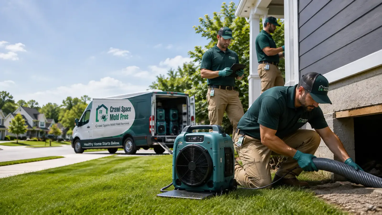Crawl Space Mold Removal in Springdale, PA